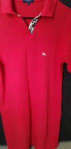 ~**AUTHENTIC BURBERRY RED POLO DRESS**~